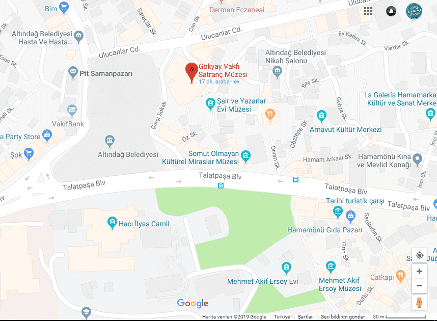 satranç müzesi nerede