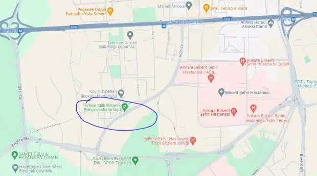 ankara milli botanik bahçesi